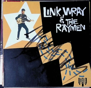 LINK WRAY & Raymen cd insert (no cd) AUTOGRAPHED - Picture 1 of 1