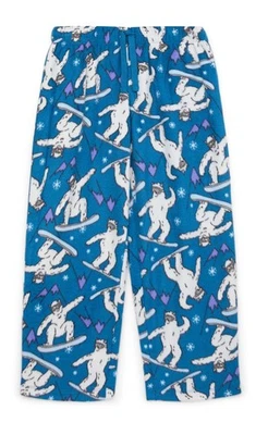 Boys Girls Size 8 Yeti Pajama Lounge Pants Fleece Christmas 🎄 ☃️ FREE SHIP - Image 1 of 4