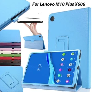 Per Lenovo M10 FHD Plus X606 2020 Custodia pelle Magnetica Stand A Smart Cover - Photo 1/12