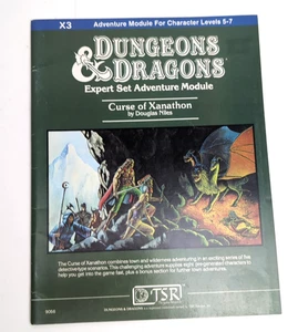 DUNGEON & DRAGONS Expert Set - CURSE OF XANATHON X3 - 1982 TSR #9056 - Picture 1 of 9
