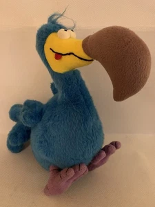 Peluche Tesco Derek The Dodo Blu Giocattolo Morbido 11” Pubblicità TV Natale 1999 Vintage - Foto 1 di 6