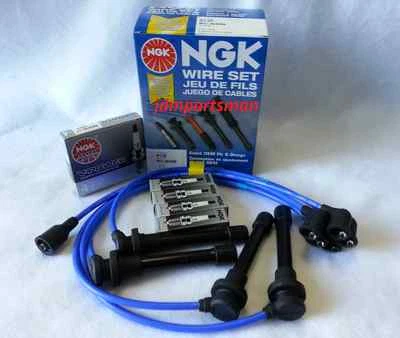 1991-1994 para Nissan 240SX S13 KA24DE NGK bujía y kit de cables NX96 Foto 1 de 2