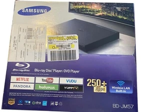 SAMSUNG ( BD-JM57 ) Blu-ray  & DVD Player & Built-in Wi-Fi 1080p & Full HD  - Picture 1 of 8