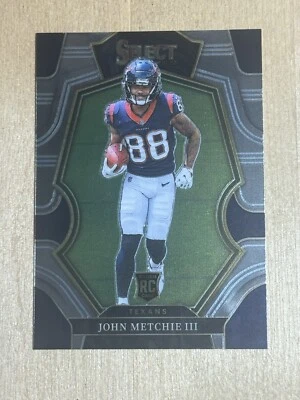 2022 Houston Texans ROOKIE John Metchie III Panini Select PREMIER LEVEL RC #141 - Image 1 of 2