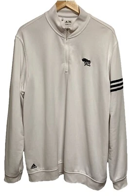 JERSEY ADIDAS ClimaLite XL Blanco FARMERS INS OPEN TORREY PINES 1/4 CREMALLERA XL Foto 1 de 4