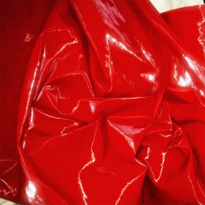 DIY Faux Leather PU Fabric Cloth Washable Costume Coat Sewing Craft Sew Material - Image 1 of 4