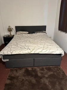 boxspringbett 160x200 mit matratze und topper - Bild 1 von 2