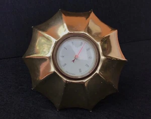 termometro ombrellino anni 50 Francese in ottone massiccio antiquariato - Zdjęcie 1 z 8