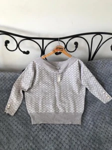 Ladies Grey Of The Shoulder Jumper Size S (Small) New With Tags by River Island - Picture 1 of 8