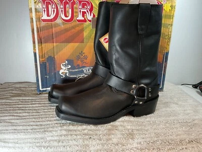 NOS DURANGO Para hombres Negro Motociclista Cuero Ingeniero Arnés Bota DB510 Múltiples Tallas Foto 1 de 4