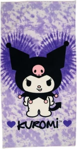 Towel - Hello Kitty and Friends - Kuromi Tie-Die Beach/Bath New 27x54" - Picture 1 of 5