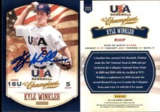 Kyle Winkler Signed 2013 Panini USA Champions #111 Card USA Auto AU