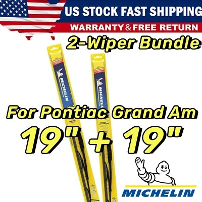 Wiper Blades 2-Pack Standard Grade - fit 1985-1998 Pontiac Grand Am - 30190x2 Foto 1 de 4