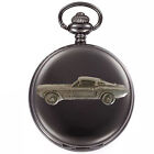 Samochód lata 1960-te Mustang REFC efekt cyny samochód na kwarcowy zegarek kieszonkowy srebrny lub czarny