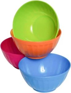 Set Of 8 - 28 Ounce Plastic Bowls For Cereal, Soup, Ice Cream, Salad, Pasta, ... - Picture 1 of 2