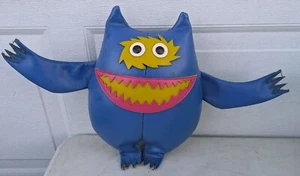 1960s Naugahyde Monster Blue Pink Lips - Picture 1 of 10