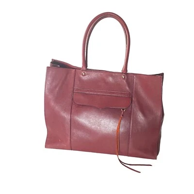 Bolso de Mano Grande Rebecca Minkoff Borgoña MAB Foto 1 de 4