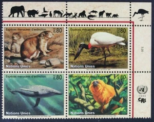 UNITED NATIONS GENEVA UN 1994 Animals, Whale, etc Mint NH (D813A) - Picture 1 of 1