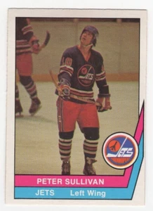 1977-78 O-Pee-Chee WHA Hockey Card #27 Peter Sullivan - Winnipeg Jets - Picture 1 of 1