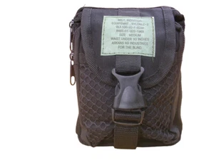 Army Military Combat Utility Zip Pouch Bag Phone Camera Ammo Travel Black SALE - Picture 1 of 4