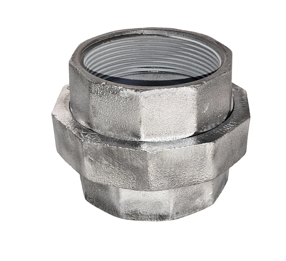 3" 150 Threaded (NPT) Union Malleable Iron Pipe Fitting - Image 1 of 3