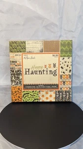 Happy Haunting 48 Paper Sheets 6"x6" 16 Designs 3x Each 2016 Hobby Lobby NEW - Picture 1 of 9
