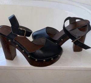 mossimo block heel sandals 7.5 - Picture 1 of 7
