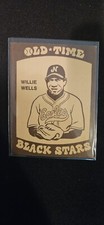 1974 Laughlin Old Time Black Stars Baseball Willie Wells #13-C