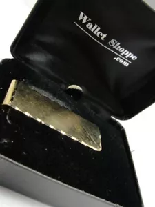 De colección Hayward Clip Dinero Cepillado Tono Dorado Hombres Billetera Identificación Portatarjeta de Crédito - Imagen 1 de 12
