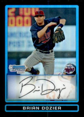 2009 Bowman Chrome Draft Prospects Refractor #BDPP16 Brian Dozier (ref 30514) - Image 1 of 2