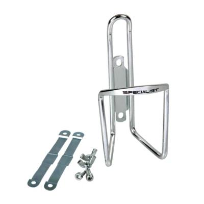 PORTABORRACCIA PORTA BORRACCIA MTB BICICLETTA BICI DA CORSA IN ALLUMINIO GRIGIO - Immagine 1 di 3