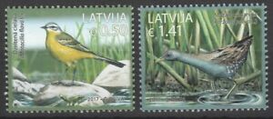 Latvia 2017 Birds 2 MNH stamps