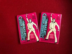 1977, SATURDAY NIGHT FEVER, "Unopened" Donruss Wax Packs (2) Vintage