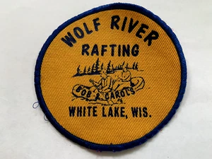 WOLF RIVER RAFTING Patch, White Lake, Wisconsin - Picture 1 of 1