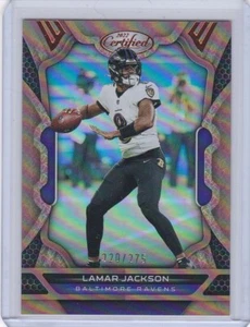 2022 PANINI CERTIFIED BRONZE MIRROR FOTL #6 LAMAR JACKSON #’d 220/275 RAVENS - Picture 1 of 2