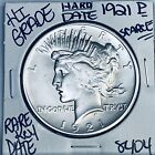 1921 Peace Silver Dollar Hi Grade Genuine U.S. Mint Rare Key Coin 8404