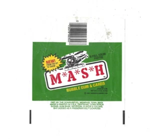 1982 DONRUSS M*A*S*H WAX WRAPPER Hawkeye Radar Hot Lips Vintage  - Picture 1 of 2