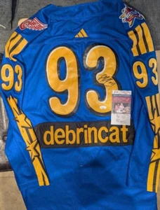 Alex DeBrincat SIGNED DETROIT RED WINGS 2024 NHL ALL STAR GAME JERSEY WITH JSA - Picture 1 of 6
