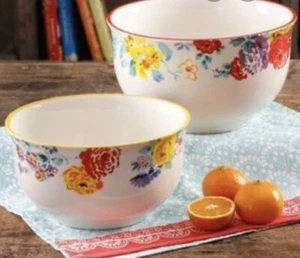 NEW The Pioneer Woman QVC Garden Meadows Nesting Bowl Set - Picture 1 of 3