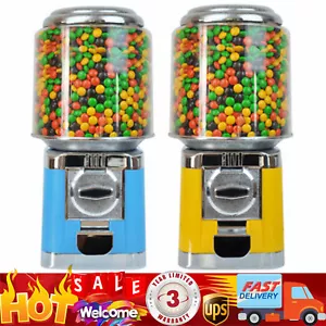 Bulk Vending Gumball Candy Machine Countertop Treat Dispenser Metal w/ Keys - Picture 1 of 40