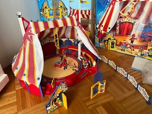 Playmobil 4230 - großes Zirkuszelt mit LED Portal OVP und Anleitung + Dreharena - Bild 1 von 16