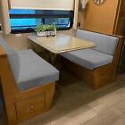 4x RV Seat Covers Soft Bench Covers Camper Cushion Slipcovers Camper Cushion