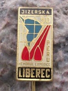 Vintage Jizerska 50 Czechoslvakia 50km Ski Peru Memorial Skiing Race Pin Badge - Picture 1 of 2