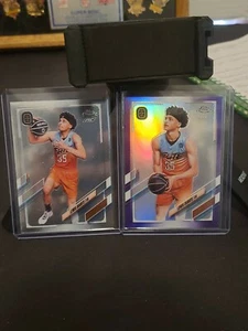 2021-22 TOPPS CHROME OTE LEWIS DUARTE PURPLE SERIAL # 240/299 RC REFRACTOR #21 - Picture 1 of 12