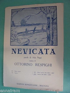 Nevicata A Little Snowfall 1922 Ottorino Respighi, Ada Negri soprano Italian/Eng - Picture 1 of 1