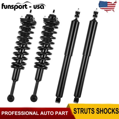 4WD Front Struts Coil Springs & Rear Shock Absorbers For 2005-2015 Toyota Tacoma - Image 1 of 4