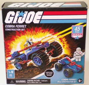 G.I.Joe COBRA Ferret Construction Set 45pcs Sealed Box Hasbro Licensed - Picture 1 of 6