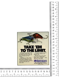 Anuncio impreso Hawg Boss Super Toad Worden's Lures Yakima Bait Co. Granger, WA 1987 - Imagen 1 de 2