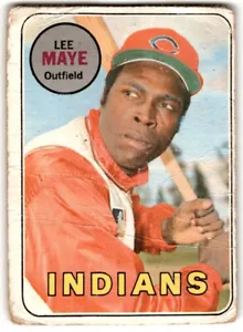 1969 Topps Lee Maye #595 Cleveland Indians - Picture 1 of 2