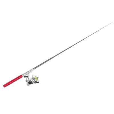 (Rot) Portable Mini Pen Form Angelrute Pole Tasche Einziehbare Angelrute Mit URS - Bild 1 von 4
